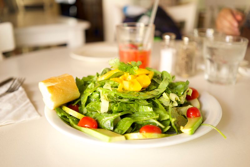 Cafe Rio mango avocado salad with lime dressing