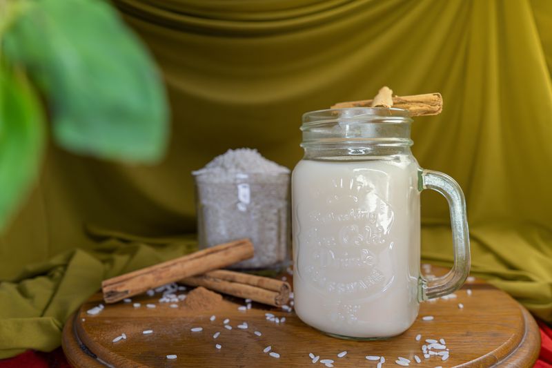 House-made horchata drink
