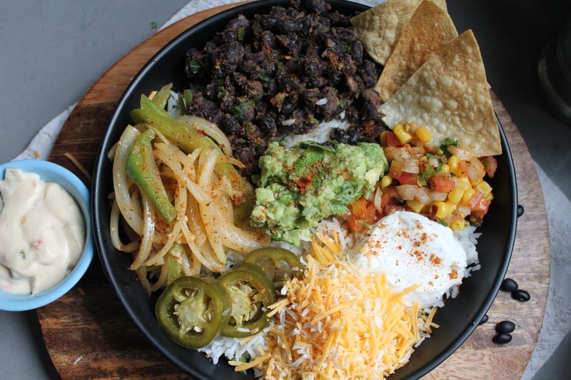 Grilled Chicken Burrito with fresh guacamole